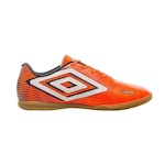 Chuteira Futsal Umbro Frame - Adulto LARANJA/BRANCO