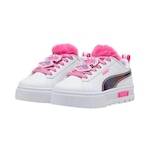 Tênis Puma Mayze Trolls Ps Infantil BRANCO/ROSA