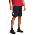 Shorts de Treino Under Armour Tech Wordmark - Masculino PRETO