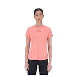 Camiseta New Balance Impact Run Print - Feminina ROSA