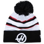 Gorro New Era Haas F1 Team Driver Nico Hulkenberg - Masculino BRANCO/PRETO