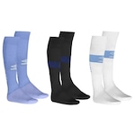 Kit Meião do Grêmio Umbro - 3 Pares - Unissex AZUL