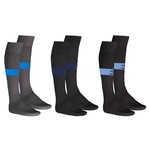 Kit Meião do Grêmio Umbro - 3 Pares - Unissex PRETO