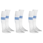 Kit Meião do Grêmio Umbro - 3 Pares - Unissex BRANCO/AZUL