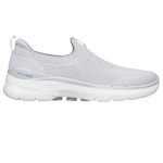 Tenis Skechers Go Walk 6 - Feminino CINZA CLARO