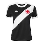 Camisa do Vasco Home Player 24 Kappa - Infantil PRETO