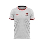 Camisa do Flamengo Braziline Lark - Infantil BRANCO/VERMELHO