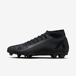 Chuteira de Campo Nike Superfly 10 Club - Adulto PRETO