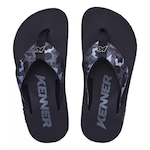 Chinelo Kenner Kivah Dlj- 01 - Masculino PRETO