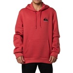 Blusão de Moletom Quiksilver Canguru Omni Logo Fc - Masculino VERMELHO