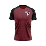 Camiseta Braziline São Paulo Dazzling Infantil VINHO