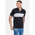 Camisa Polo Ecko Piquet - Masculina PRETO