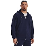 Jaqueta de Moletom Under Armour Rival Fleece Full Zip - Masculina AZUL