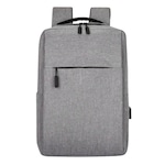 Mochila Executiva Notebook Slim Reforçada com Porta Usb CINZA