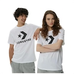 Camiseta Converse All Star Go-To Star Chevron - Unissex BRANCO