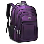 Mochila Executiva Notebook Impermeável Reforçada Senha Antifurto com Porta Usb ROXO