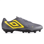 Chuteira de Campo Umbro Orbit - Adulto CINZA/AMARELO