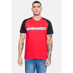 Camiseta Onbongo Raglan Doom - Masculina VERMELHO