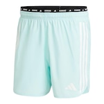 Shorts adidas Own The Run Três Listras - Masculino TURQUEZA