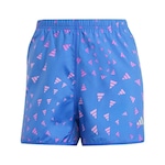 Shorts adidas Run It Aeroready - Feminino AZUL