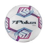 Bola de Futebol de Campo Poker Training Prisma BRANCO/AZUL