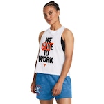 Regata Under Armour Treino Project Rock Underground - Feminino BRANCO