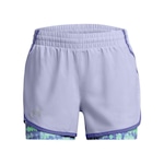 Shorts 2 em 1 Under Armour Fly-By - Infantil AZUL