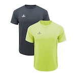 Kit Camiseta Topper Faster - 2 Unidades - Masculina VERDE