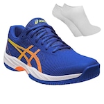 Kit Tênis Asics Gel-Game 9 - Masculino + Par de Meia AZUL