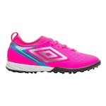 Chuteira Umbro Adamant Top Speed Society Masculina ROSA/AZUL