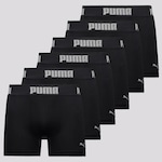 Kit Cueca Boxer Puma Seamless - 6 Unidades - Masculino PRETO