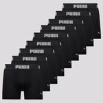 Kit Cueca Boxer Puma Seamless - 9 Unidades - Masculino PRETO