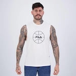 Camiseta Regata Fila Letter Basket - Masculina BRANCO