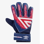 Luva de Goleiro de Futebol de Campo Umbro Neo Club - Infantil AZUL/VERMELHO