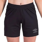 Calção de Futebol Umbro Root - Feminino PRETO