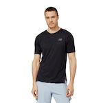 Camiseta New Balance  Performance Q Speed Jacquard - Masculina PRETO