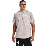 Camiseta Under Armour Rival Terry - Masculina BRANCO