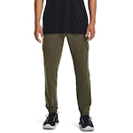 Calça de Treino Under Armour Stretch Woven - Masculina VERDE