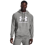 Blusão de Moletom Under Armour Rival Fleece - Masculina CINZA