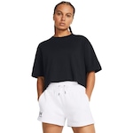 Cropped de Treino Under Armour Campus Boxy - Feminino PRETO