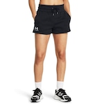 Shorts Under Armour Essential Fleece Boxer - Feminino PRETO