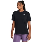 Camiseta Under Armour Heivyweight Embroid Patch - Feminina PRETO