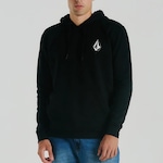 Blusão de Moletom Canguru Volcom Iconic - Masculino PRETO