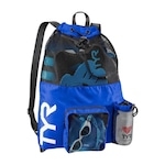 Mochila Saco Drenante Para Equipamento Natação Tyr Mummy 40L AZUL