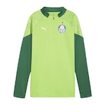 Blusa de Treino Puma Palmeiras 1/4 Zip 2024 - Feminina Limão