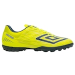 Chuteira Society Umbro Ultimate - Adulto VERDE/AZUL ESC