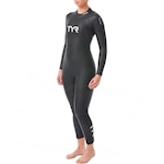 Roupa de Borracha (Wetsuit) Tyr Hurricane Cat 1 - Feminina PRETO