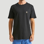 Camiseta Hurley Silk Mini Circle Icon - Masculina PRETO