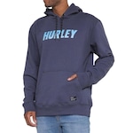 Blusão de Moletom Hurley Canguru Fastlane Pe - Masculino AZUL ESCURO