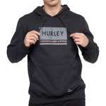 Blusão de Moletom Hurley Canguru Skull Pe - Masculino PRETO